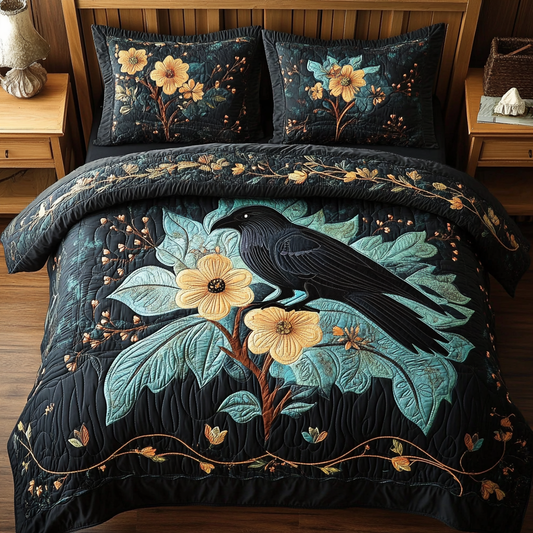 Raven DAI040225249 Quilt Bedding Set