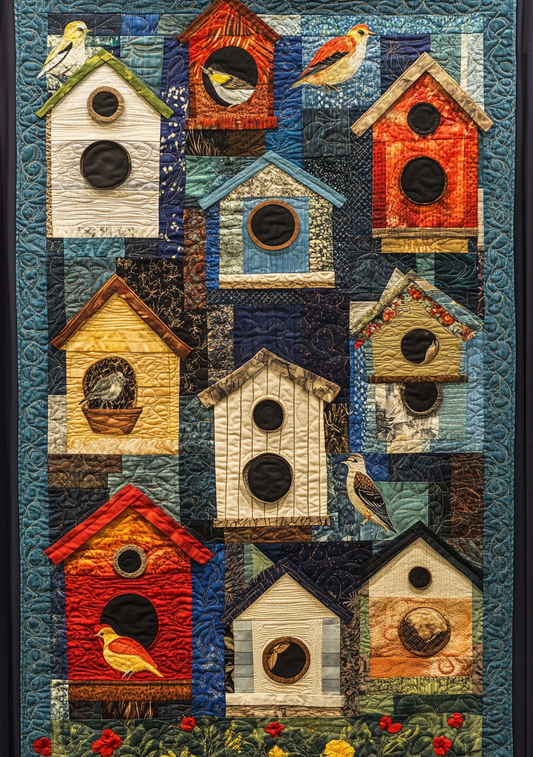 Birdhouse DAI221024209 Quilt Blanket