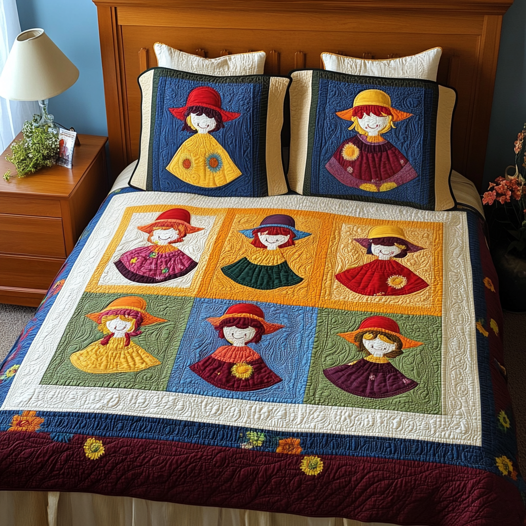 Sunbonnet Sue DAI200125117 Quilt Bedding Set