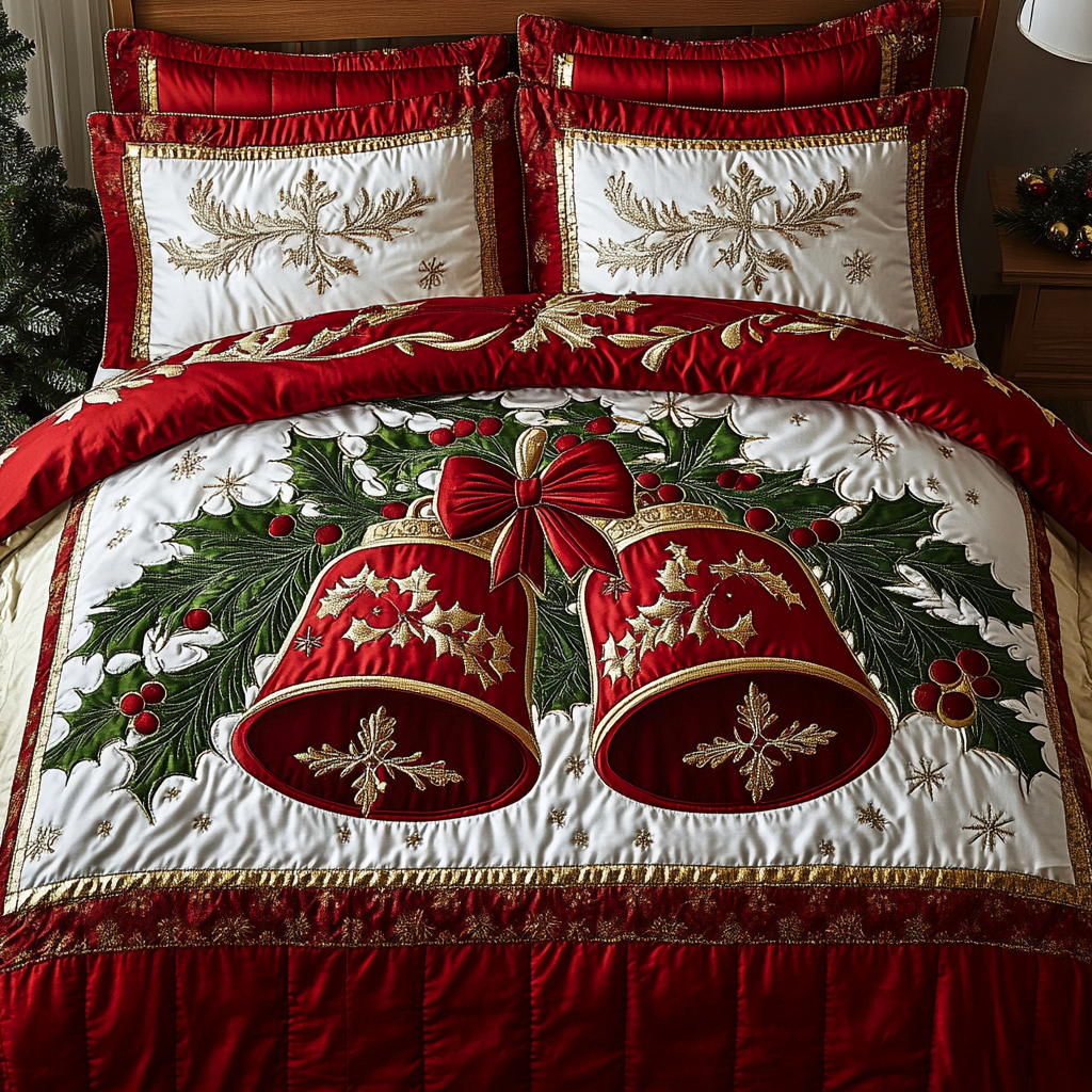 Jingle Bell TAI141124117 Quilt Bedding Set