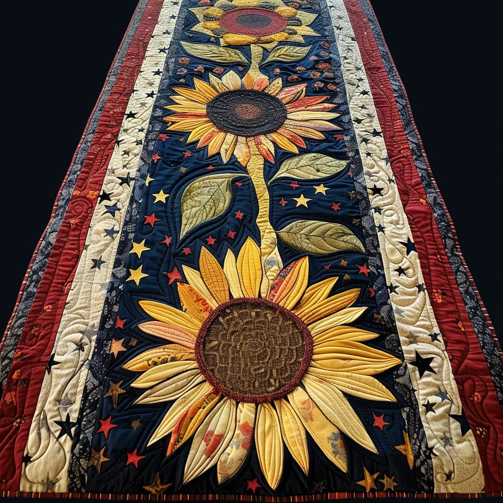 Sunflower TAI080324091 Quilted Table Runner