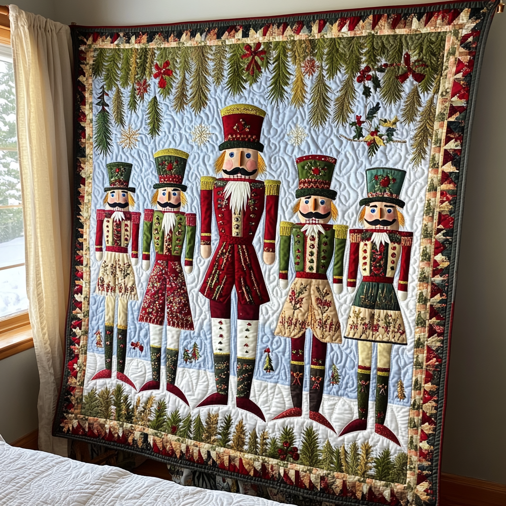 Christmas Nutcracker TAI121024056 Quilt Blanket