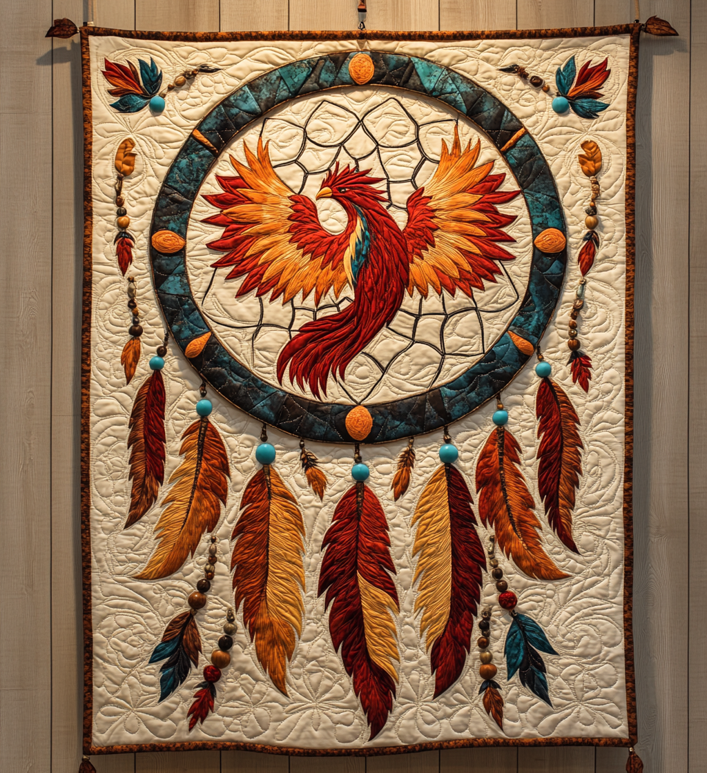 Phoenix Dreamcatcher DAI200125154 Quilt Blanket