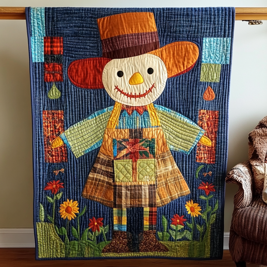 Autumn Scarecrow DAI221024155 Quilt Blanket