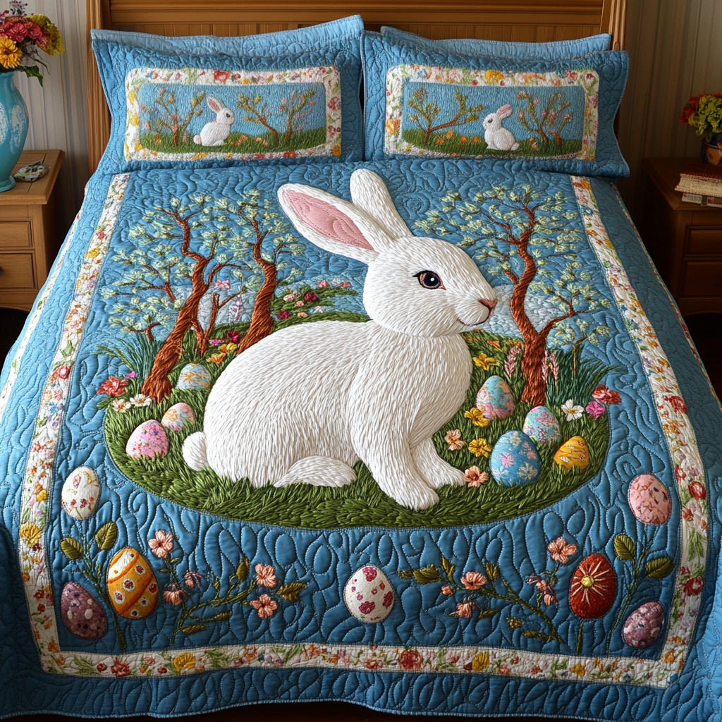 Easter Bunny DAI241224261 Quilt Bedding Set