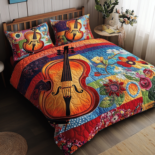 Violin DAI281124132 Quilt Bedding Set