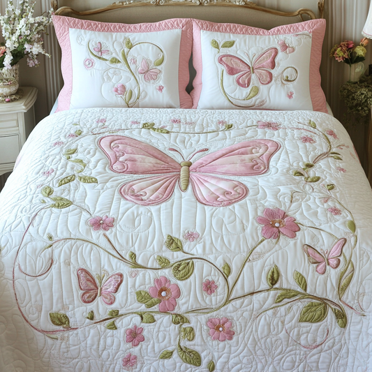 Butterfly TAI101224318 Quilt Bedding Set