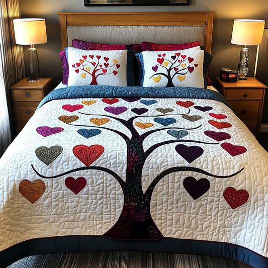 Tree Of Hearts DAI101224034 Quilt Bedding Set