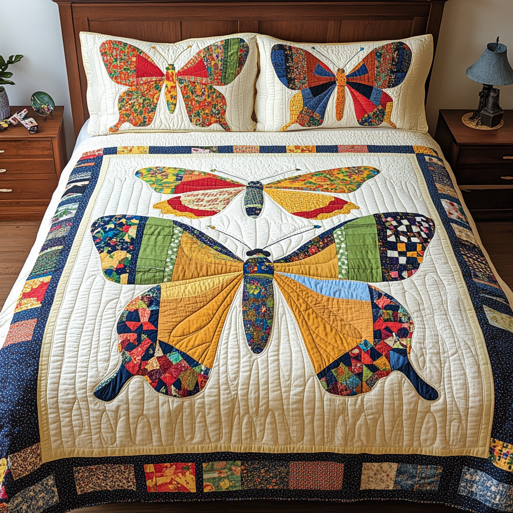 Butterfly DAI280824181 Quilt Bedding Set