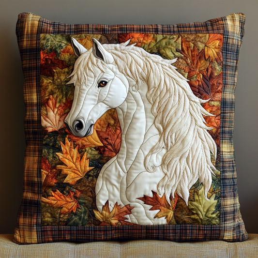 Autumn Horse DAI040225364 Quilted Pillow Case