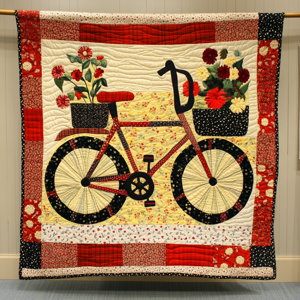 Bicycle DAI221024254 Quilt Blanket