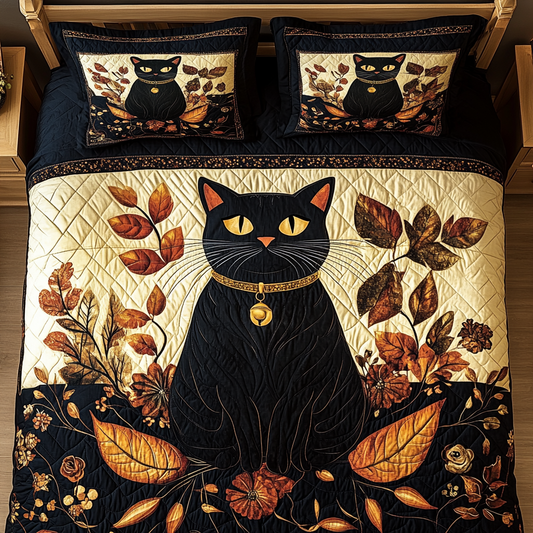 Black Cat TAI141124132 Quilt Bedding Set