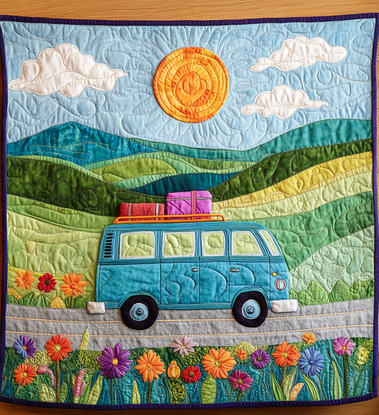 Road Trip DAI200125213 Quilt Blanket