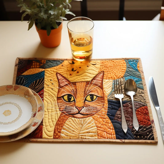 Cat TAI261223201 Quilted Placemats