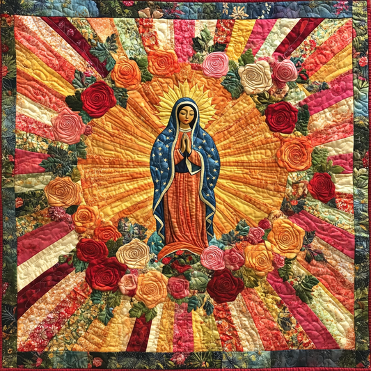 Mother Mary Rose DAI111124539 Quilt Blanket