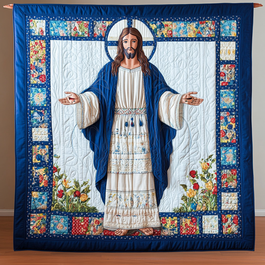 Jesus Christ DAI111124496 Quilt Blanket