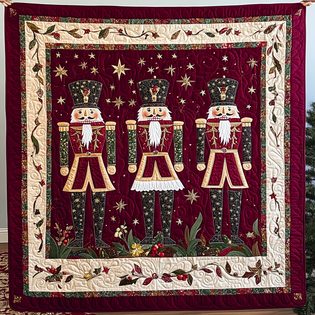 Christmas Nutcracker TAI091024118 Quilt Blanket