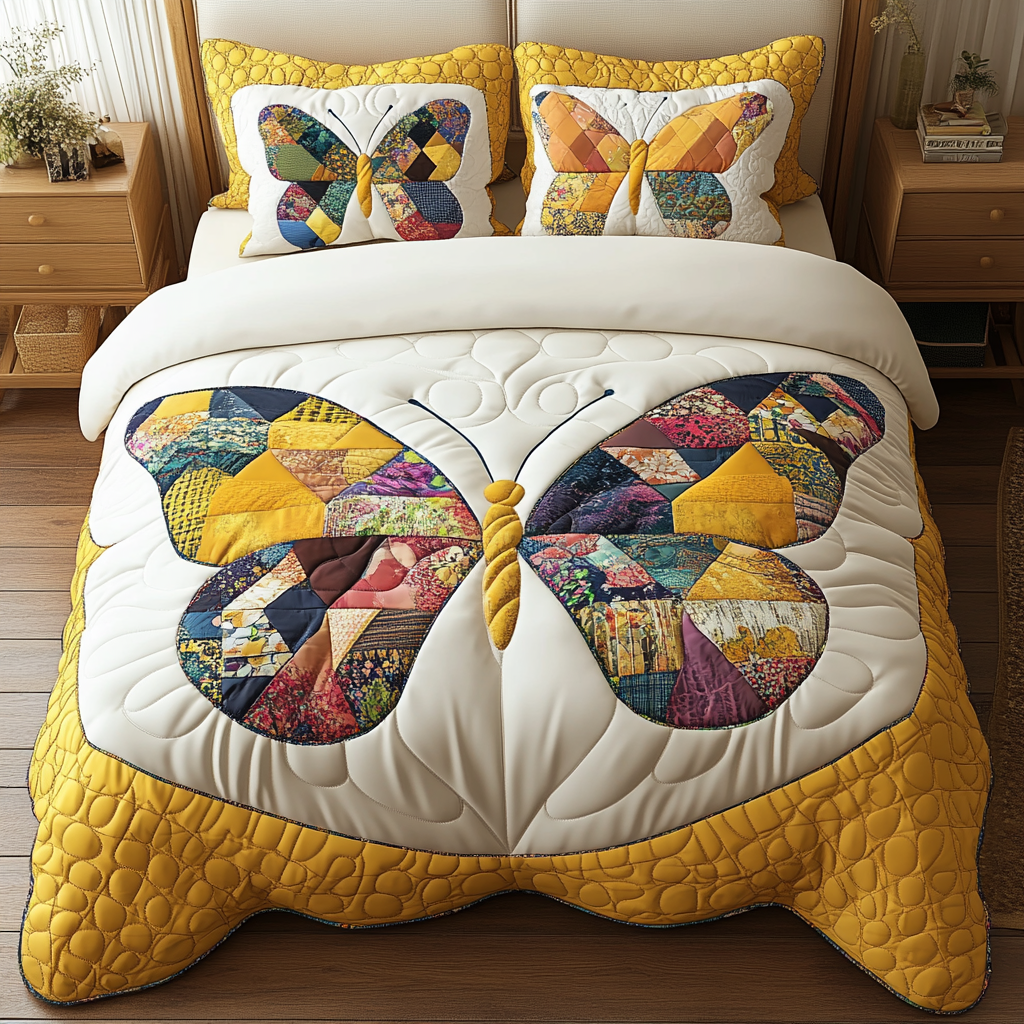 Butterfly DAI280824184 Quilt Bedding Set