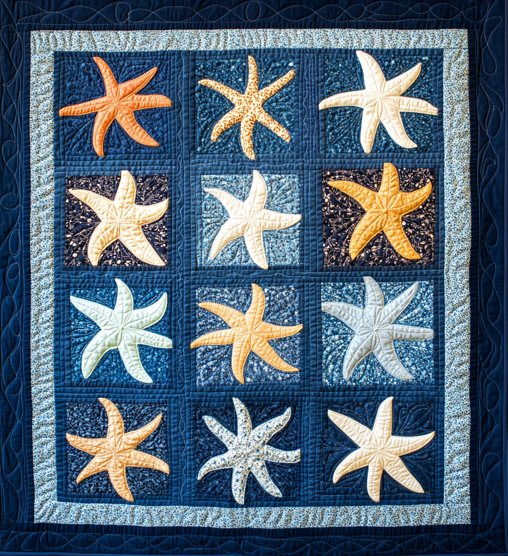 Starfish DAI200125139 Quilt Blanket