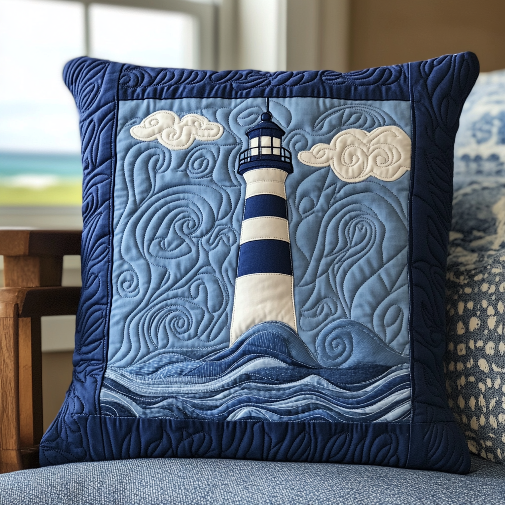 Lighthouse DAI26102417 Quilted Pillow Case