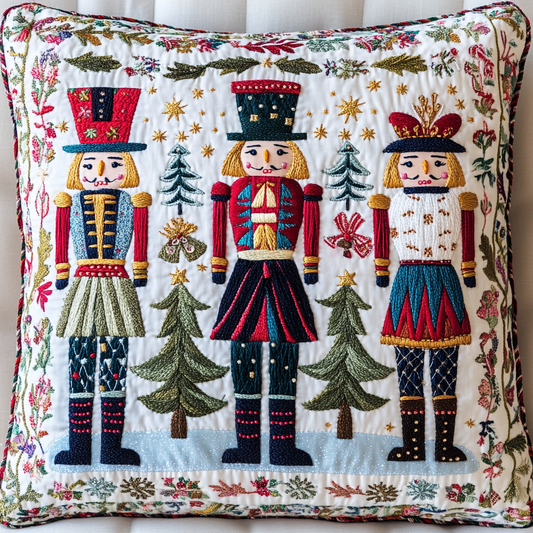 Christmas Nutcracker TAI181024541 Quilted Pillow Case