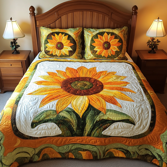 Sunflower DAI190824290 Quilt Bedding Set