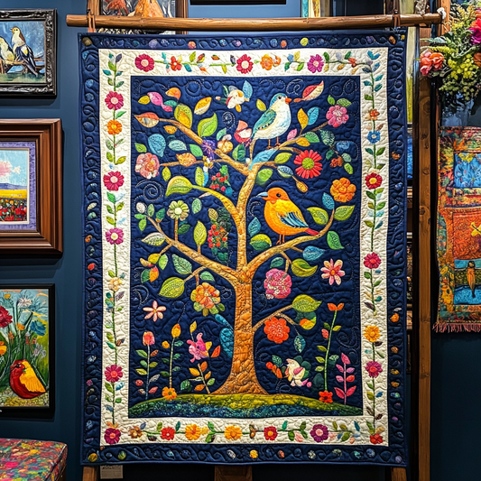 Bird Garden DAI040225110 Quilt Blanket