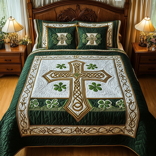 Celtic Cross DAI200125069 Quilt Bedding Set