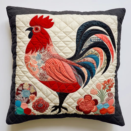 Chicken TAI060324134 Quilted Pillow Case