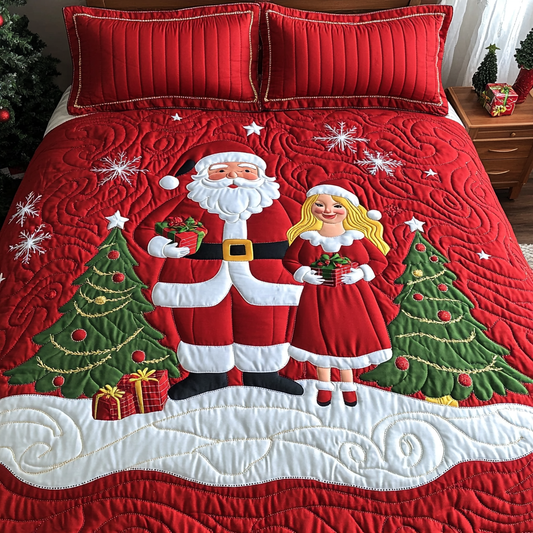 Mr And Mrs Claus DAI111124610 Quilt Bedding Set