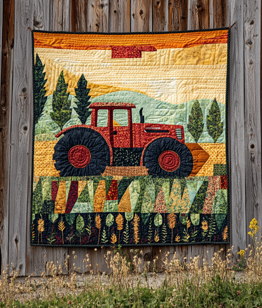 Farm Tractor DAI221024186 Quilt Blanket