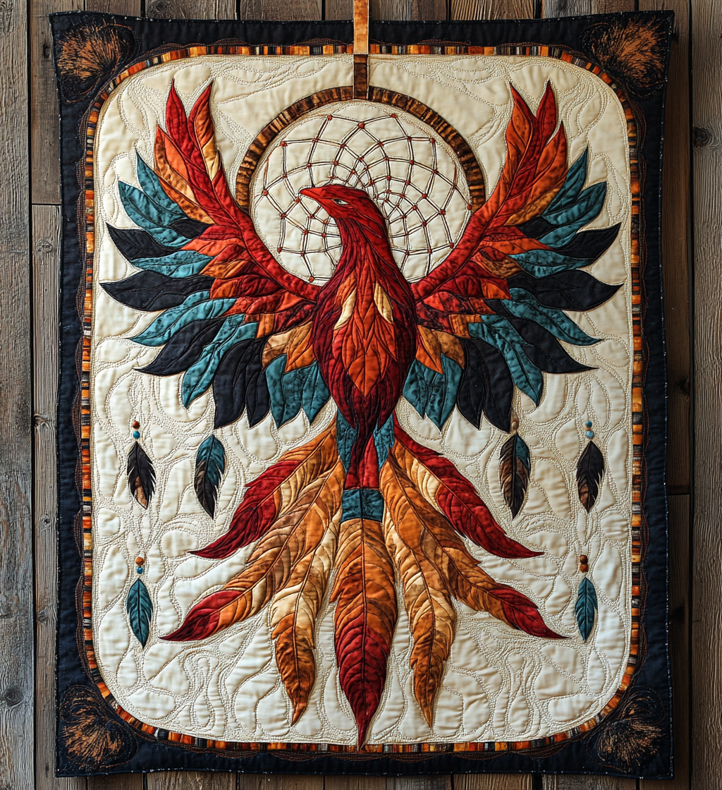 Phoenix Dreamcatcher DAI200125155 Quilt Blanket