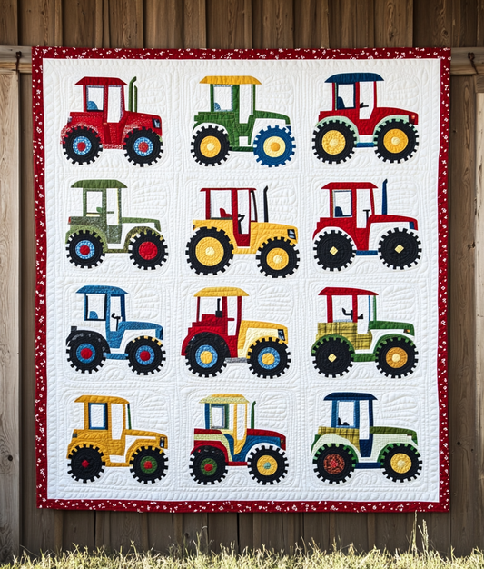 Farm Tractor DAI221024188 Quilt Blanket