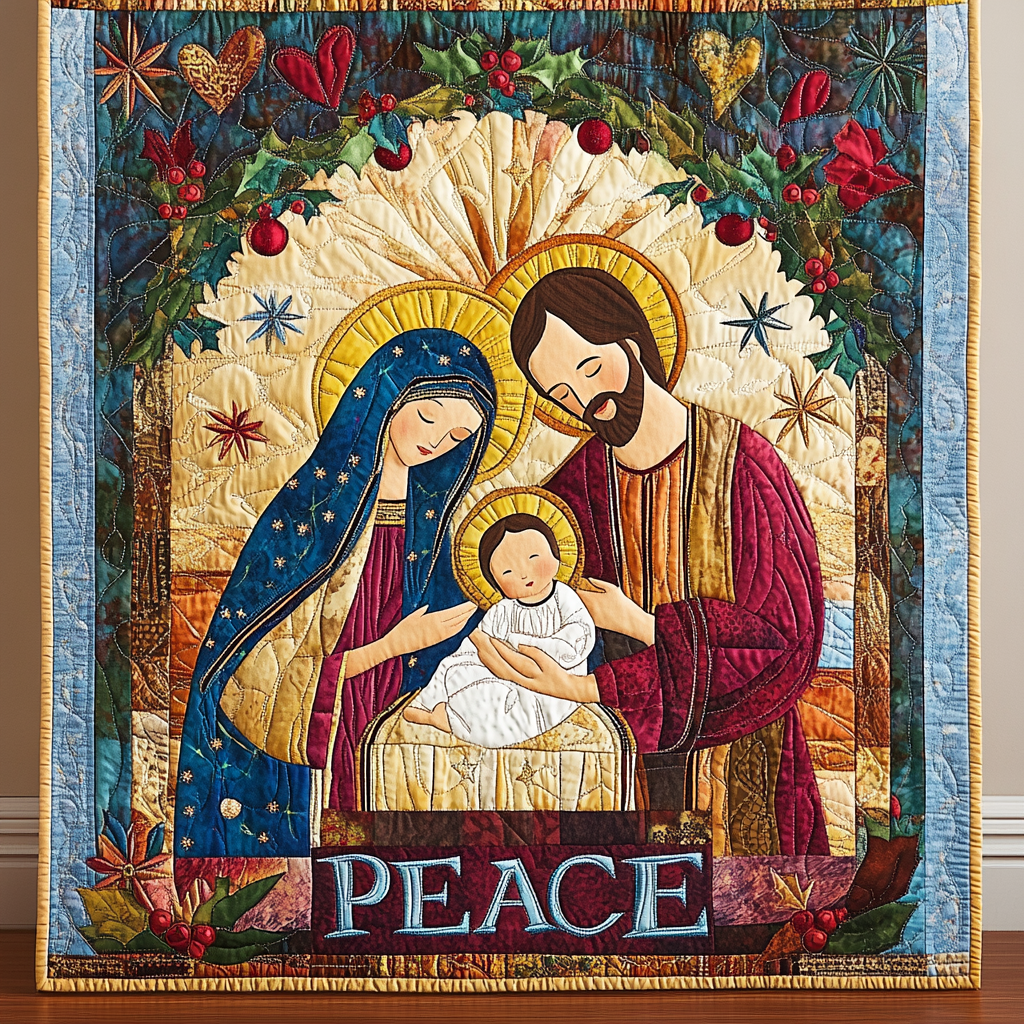 Nativity Scene TAI041024400 Quilt Blanket