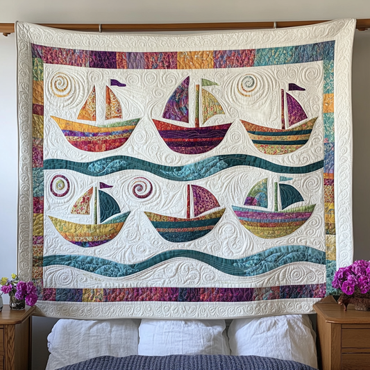 Boat DAI25102485 Quilt Blanket