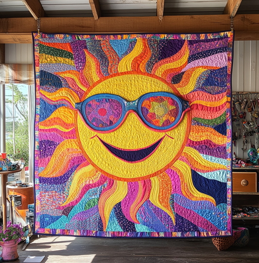 Hippie Sun DAI200125199 Quilt Blanket