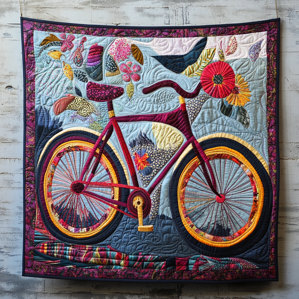 Bicycle DAI221024249 Quilt Blanket