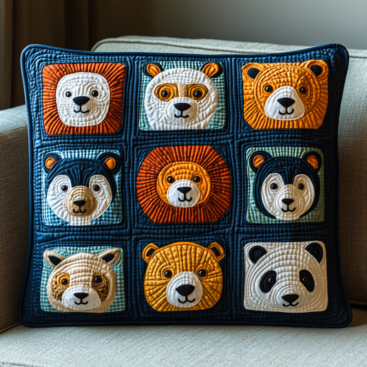 Woodland Animal DAI040225341 Quilted Pillow Case