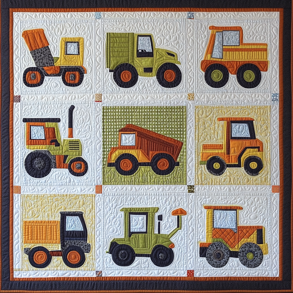 Vehicles DAI110225054 Quilt Blanket