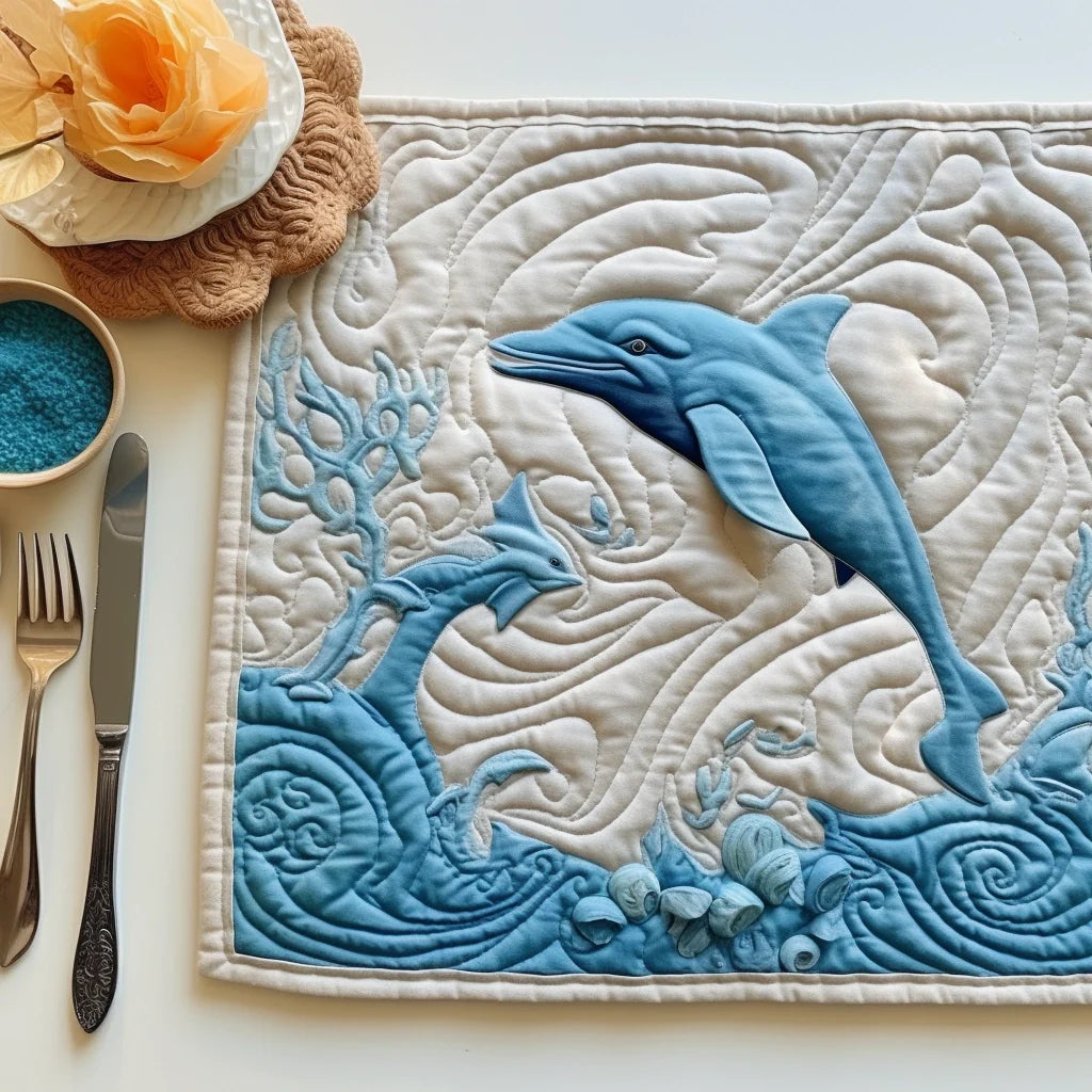 Dolphin TAI040124333 Quilted Placemats