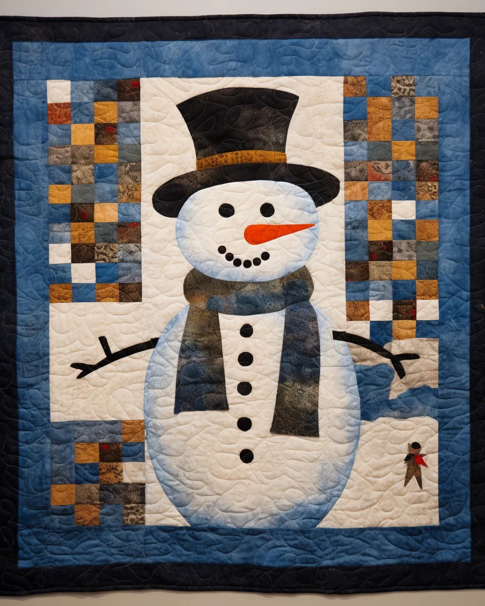 Snowman BL10112303 Quilt Blanket