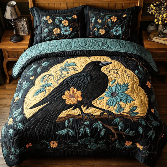 Raven DAI040225250 Quilt Bedding Set