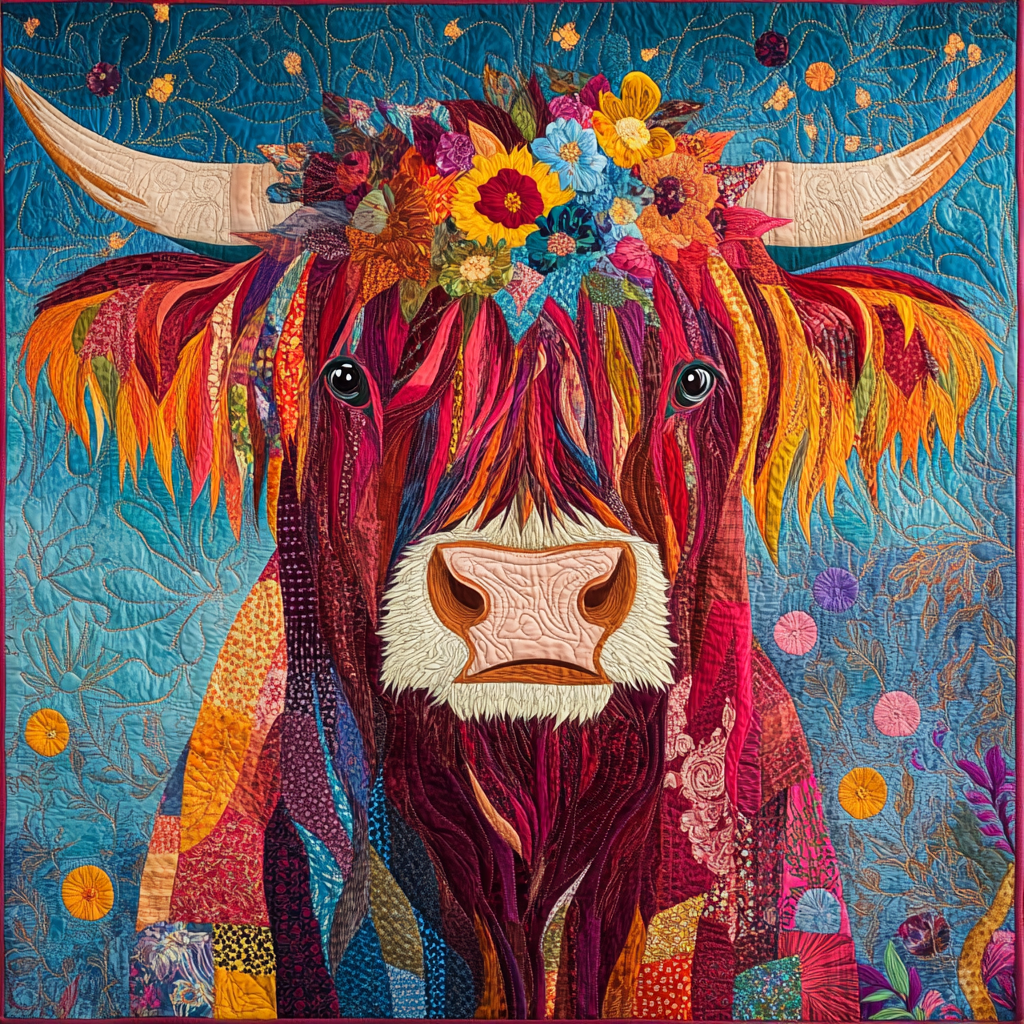 Highland Cow DAI181124043 Quilt Blanket