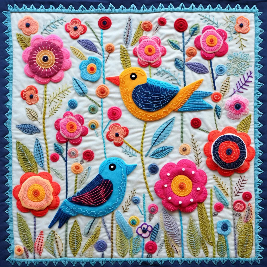 Bird TAI07122318 Quilt Blanket