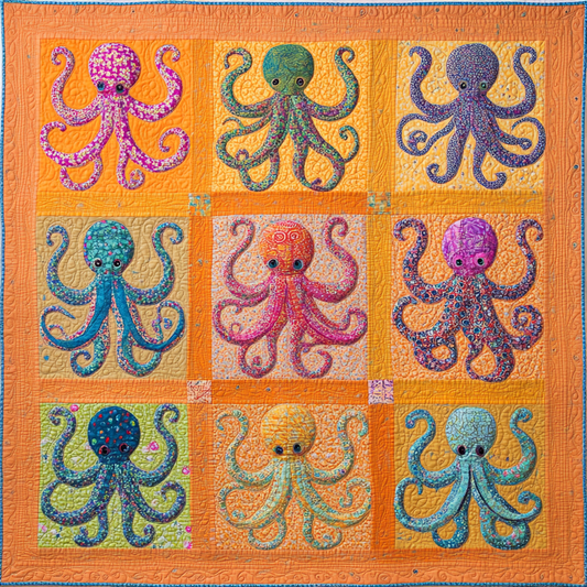 Octopus DAI040924221 Quilt Blanket