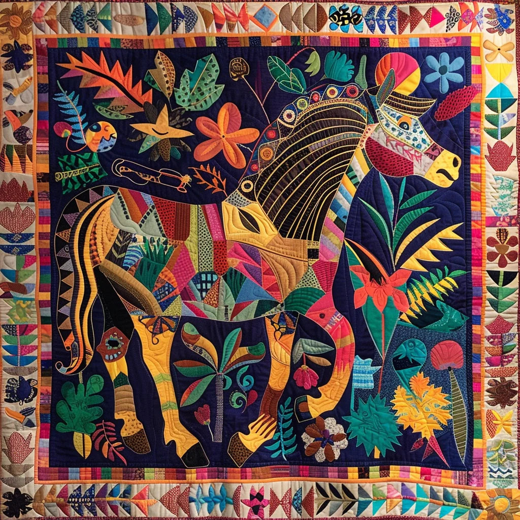 Horse TAI240424125 Quilt Blanket