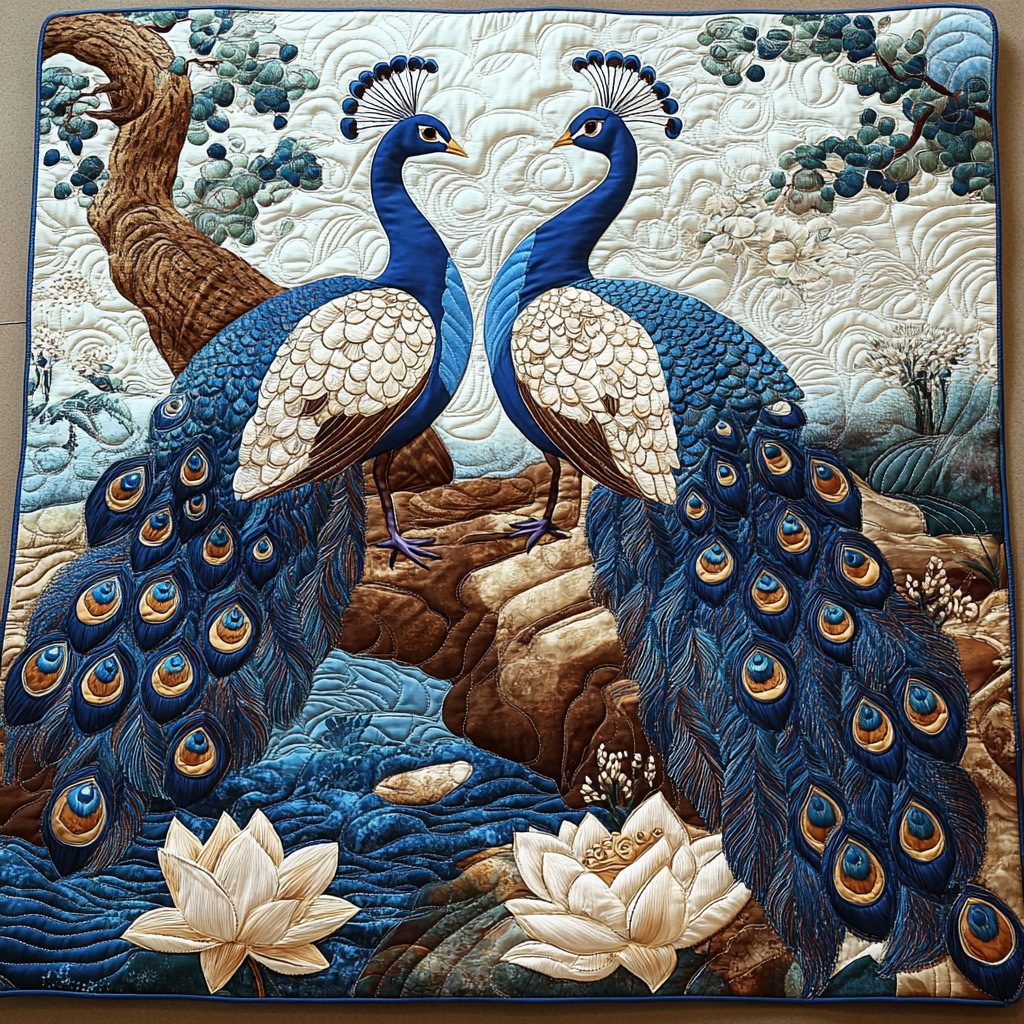 Peacock DAI301224106 Quilt Blanket – Alpha Quilt