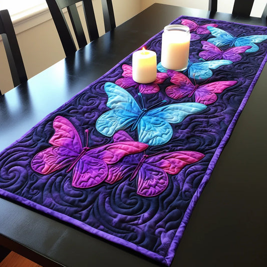 Butterfly TAI24112334 Quilted Table Runner