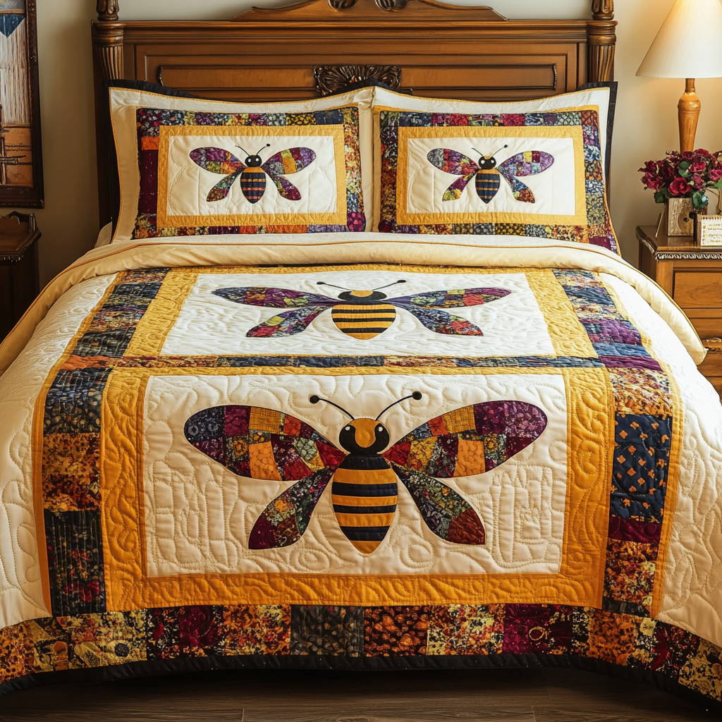 Bee DAI280824192 Quilt Bedding Set