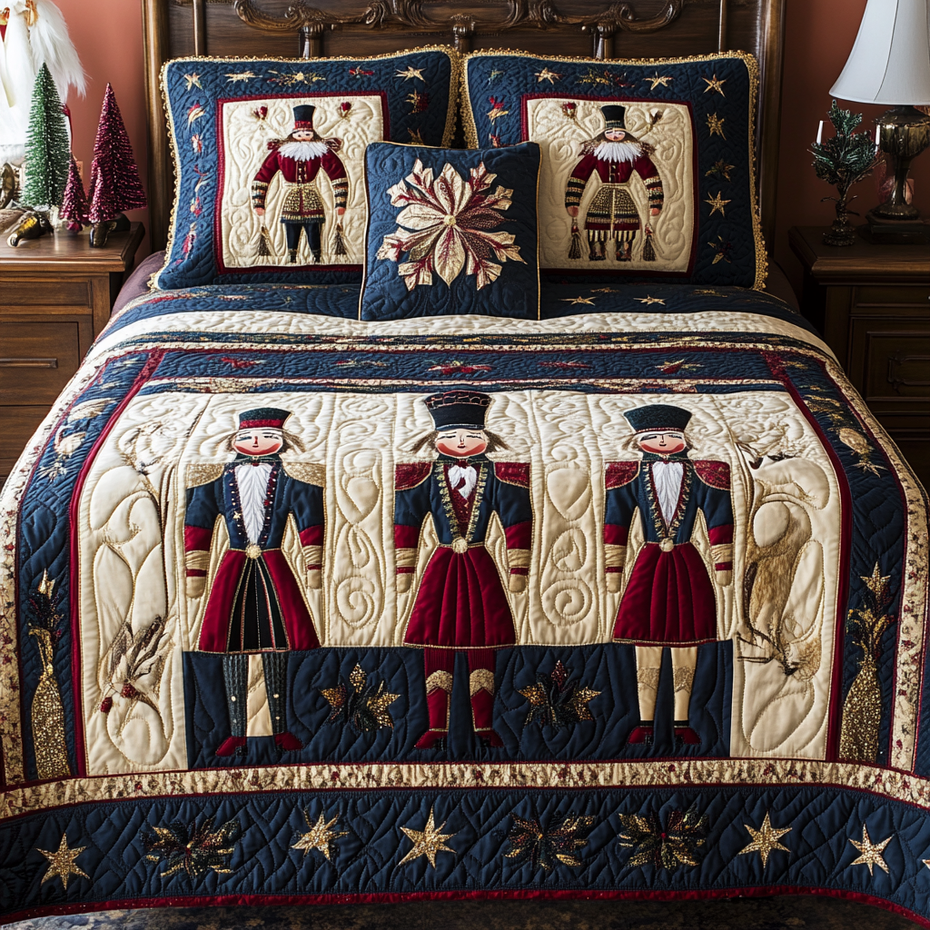 Nutcracker DAI190824242 Quilt Bedding Set